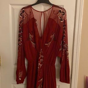 Urban Outfitters embroidered dress